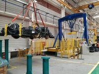 Máquina de ensayo para Metro de Santiago