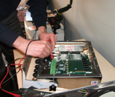 Reparación de equipos de ensayo